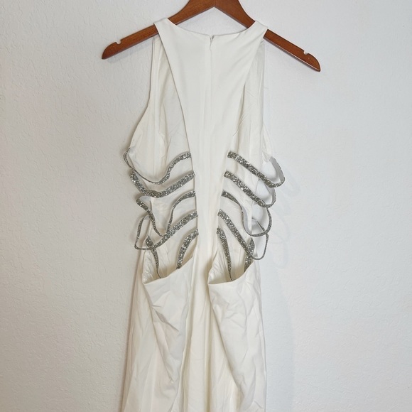 Aidan Mattox Embellished Cutout Gown - Picture 5 of 10